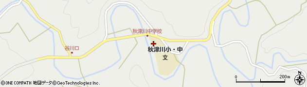 和歌山県田辺市秋津川683周辺の地図