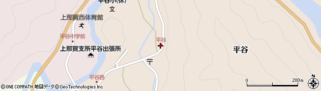徳島県那賀郡那賀町平谷ツエノ下モ周辺の地図
