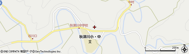 和歌山県田辺市秋津川698周辺の地図