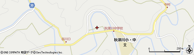 和歌山県田辺市秋津川423周辺の地図