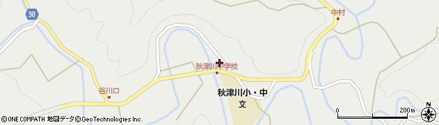 和歌山県田辺市秋津川668周辺の地図