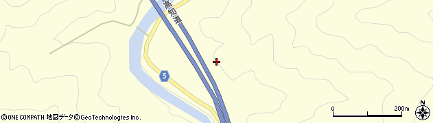 高知自動車道周辺の地図