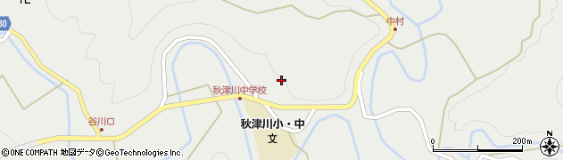 和歌山県田辺市秋津川701周辺の地図
