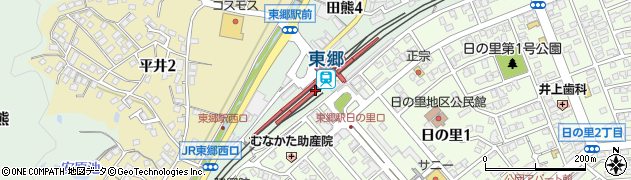 東郷駅周辺の地図