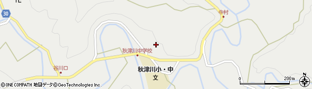 和歌山県田辺市秋津川700周辺の地図