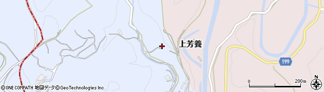 和歌山県田辺市中芳養3076周辺の地図