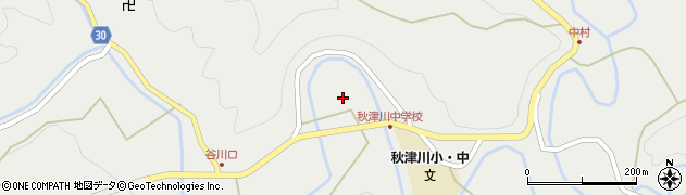 和歌山県田辺市秋津川428周辺の地図