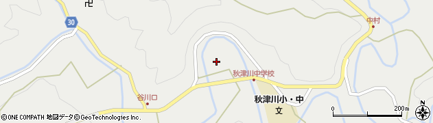 和歌山県田辺市秋津川430周辺の地図