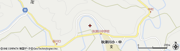 和歌山県田辺市秋津川428-5周辺の地図