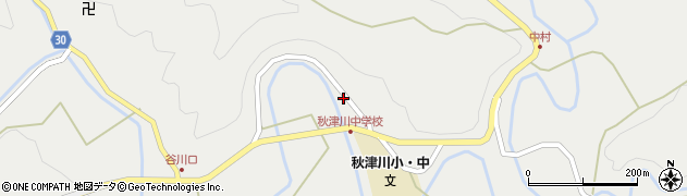 和歌山県田辺市秋津川672周辺の地図