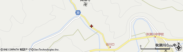 和歌山県田辺市秋津川90周辺の地図