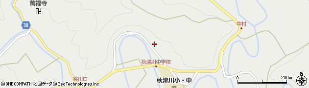 和歌山県田辺市秋津川711周辺の地図