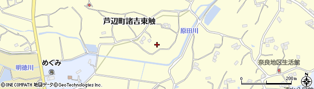 長崎県壱岐市芦辺町諸吉東触周辺の地図