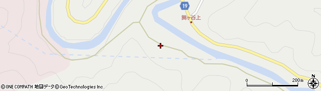 徳島県那賀町（那賀郡）雄（かげばた）周辺の地図