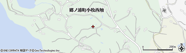 長崎県壱岐市郷ノ浦町小牧西触周辺の地図