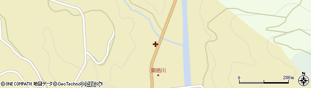 和歌山県田辺市中辺路町栗栖川512周辺の地図