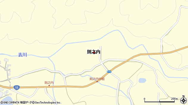〒791-0311 愛媛県東温市則之内甲の地図