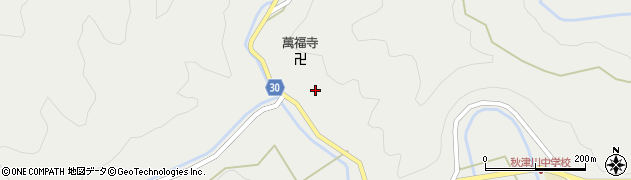 和歌山県田辺市秋津川114周辺の地図