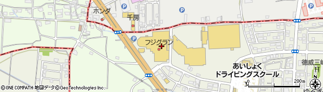 フジ　フジグラン重信石田クリーニング重信店周辺の地図