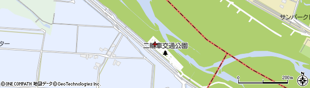 松山川内自転車道線周辺の地図