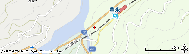 下ノ土居郵便局周辺の地図