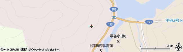 徳島県那賀町（那賀郡）大殿（北ウネ）周辺の地図