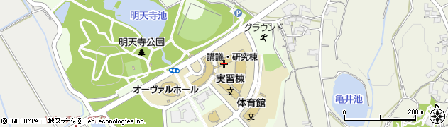 日本赤十字九州国際看護大学周辺の地図