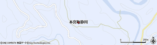 和歌山県田辺市本宮町静川周辺の地図