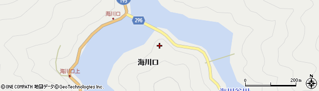 徳島県那賀町（那賀郡）木頭助（海川口）周辺の地図