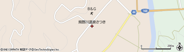 熊野川温泉さつき周辺の地図