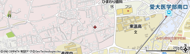 愛媛県東温市志津川1042周辺の地図