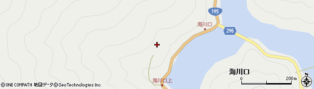 徳島県那賀町（那賀郡）木頭助（海川口下タ）周辺の地図