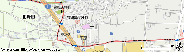 愛媛県松山市南梅本町1297周辺の地図