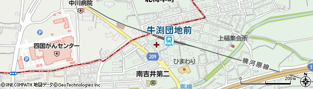 愛媛銀行ボーチェ重信出張所周辺の地図