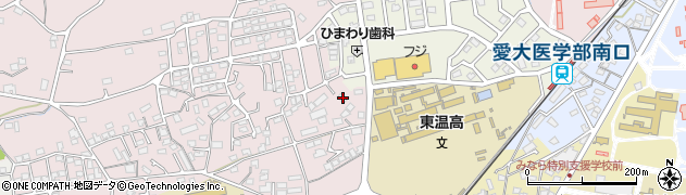 愛媛県東温市志津川1031周辺の地図