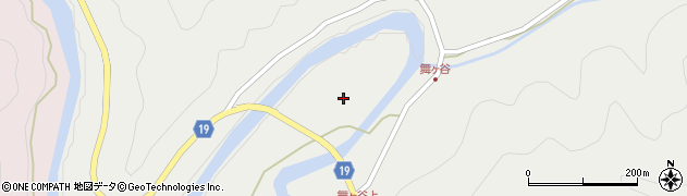 徳島県那賀郡那賀町雄中津周辺の地図