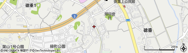 福岡県宗像市徳重542周辺の地図