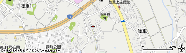 福岡県宗像市徳重538周辺の地図