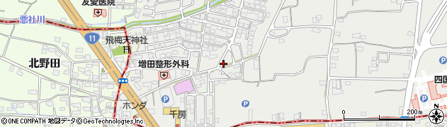 愛媛県松山市南梅本町1144周辺の地図