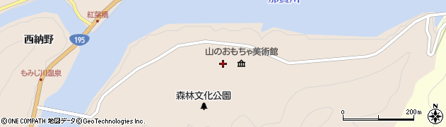 徳島県那賀町（那賀郡）横石（鎌瀬）周辺の地図