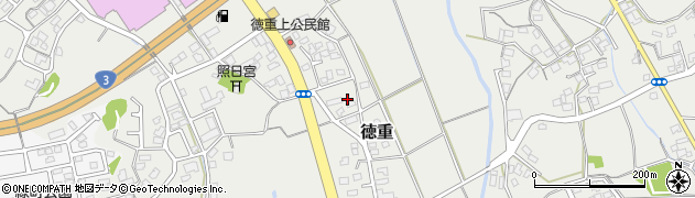 福岡県宗像市徳重205周辺の地図