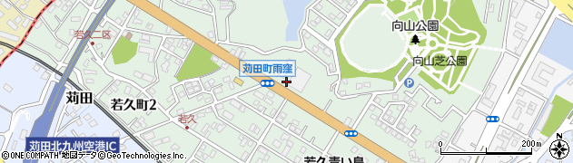 福岡県苅田町（京都郡）若久町周辺の地図