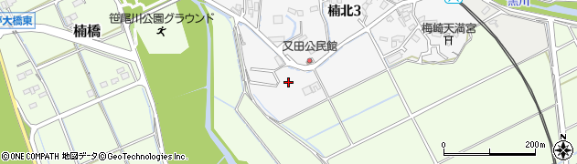 又田公園周辺の地図