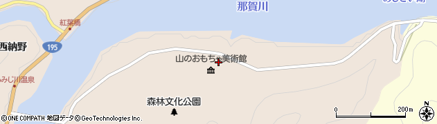 徳島県那賀町（那賀郡）横石（大板）周辺の地図