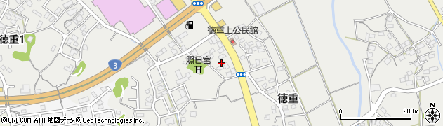 福岡県宗像市徳重177周辺の地図