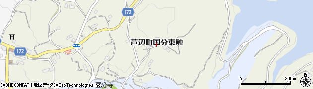 長崎県壱岐市芦辺町国分東触周辺の地図