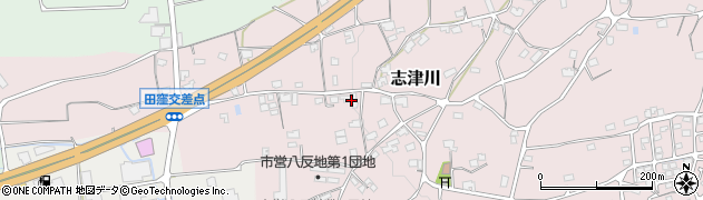 愛媛県東温市志津川1822周辺の地図