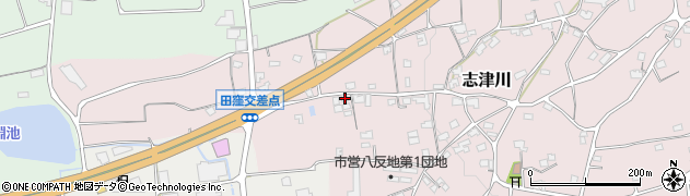 愛媛県東温市志津川1834周辺の地図