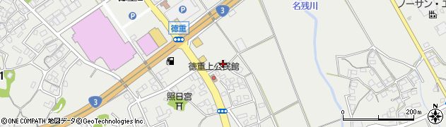 福岡県宗像市徳重163周辺の地図