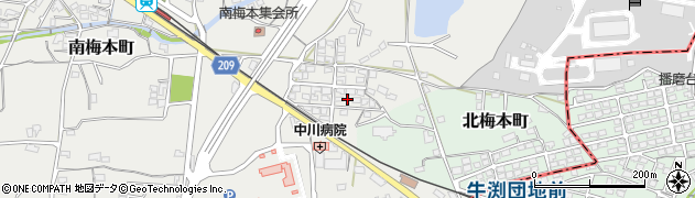 愛媛県松山市南梅本町62周辺の地図